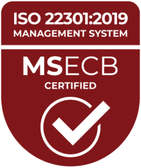 ISO 22301:2019 Certificate